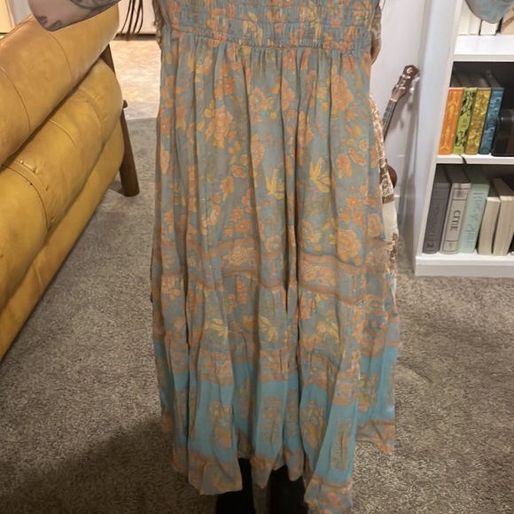 Spell Juniper Shirred Dress Eggshell XS - Picture 4 of 6